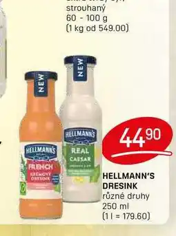 Flop HELLMANN'S DRESINK různé druhy 250 ml nabídka