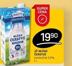 Flop JČ MLÉKO ČERSTVÉ polotučné 1,5% 1l nabídka