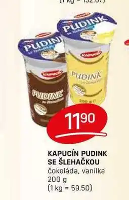 Flop KAPUCÍN PUDINK SE ŠLEHAČKOU čokoláda, vanilka 200 g nabídka