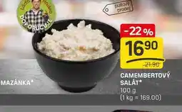 Flop CAMEMBERTOVÝ SALÁT 100 g nabídka