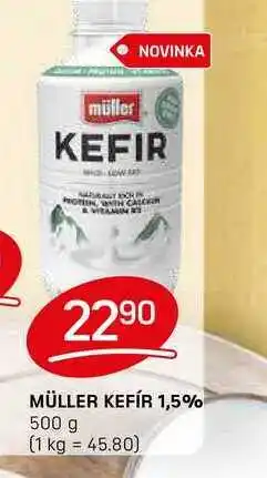 Flop MÜLLER KEFIR 1,5% 500 g nabídka