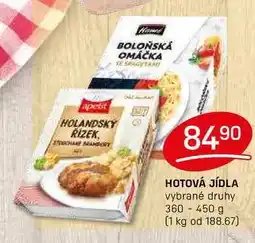 Flop HOTOVÁ JÍDLA vybrané druhy 360 -450 g nabídka