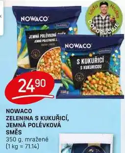 Flop NOWACO ZELENINA S KUKUŘICÍ, JEMNÁ POLÉVKOVÁ SMĚS 350 g, mražené nabídka