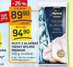 Flop FILETY Z ALJAŠSKÉ TRESKY MYLORD PREMIUM 400 g, mražené nabídka