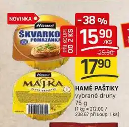 Flop HAMÉ PAŠTIKY vybrané druhy 75 g nabídka
