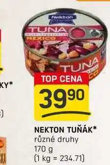 Flop NEKTON TUŇÁK různé druhy 170 g nabídka