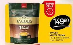Flop JACOBS VELVET CREMA 180 g, sáček, instant nabídka