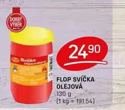Flop FLOP SVÍČKA OLEJOVÁ 130 g nabídka