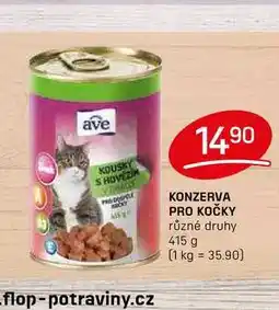 Flop KONZERVA PRO KOČKY různé druhy 415 g nabídka