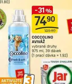 Flop COCCOLINO AVIVÁŽ vybrané druhy 975 ml, 39 dávek nabídka