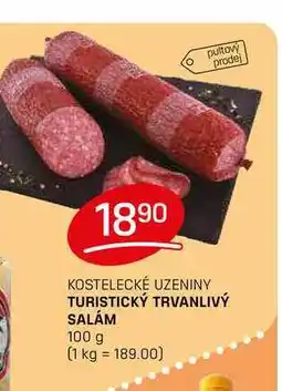 Flop TURISTICKÝ TRVANLIVÝ SALÁM 100 g nabídka