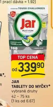 Flop JAR TABLETY DO MYČKY vybrané druhy 42-75 ks nabídka