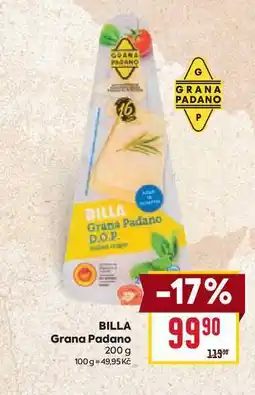 Billa BILLA Grana Padano 200 g nabídka