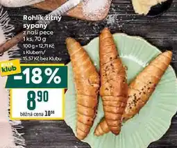 Billa Žitný rohlík 70g nabídka