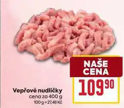 Billa Vepřové nudličky cena za 400 g nabídka