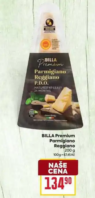 Billa BILLA Premium Parmigiano Reggiano 200 g nabídka
