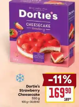 Billa Dortie's Strawberry Cheesecake 550 g nabídka