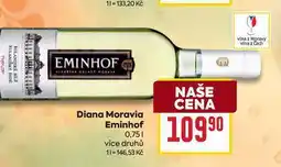 Billa Diana Moravia Eminhof 0,75l nabídka
