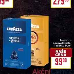Billa Lavazza Kávové kapsle 1 balení, 2 druhy nabídka