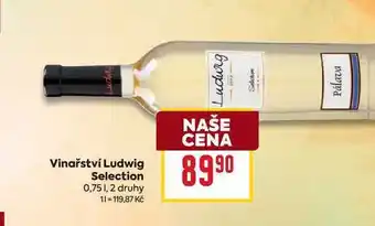 Billa Ludar Vinařství Ludwig Selection 0,75l nabídka