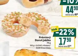 Billa Prémiový Donut jablko 74 g nabídka