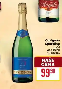Billa Cavignon Sparkling 0,75l nabídka