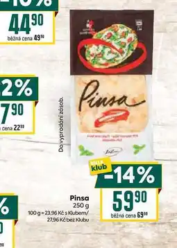 Billa Pinsa 250 g nabídka