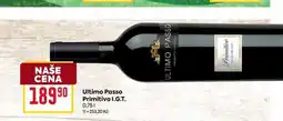 Billa Ultimo Passo Primitivo I.G.T. 0,75l nabídka
