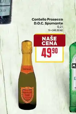 Billa Contello Prosecco D.O.C. Spumante 0,2l nabídka