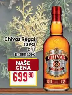 Billa Chivas Regal 12YO 0,7l nabídka