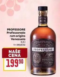 Billa PROFESSORE Professorado rum origins Venezuela 0,5l nabídka