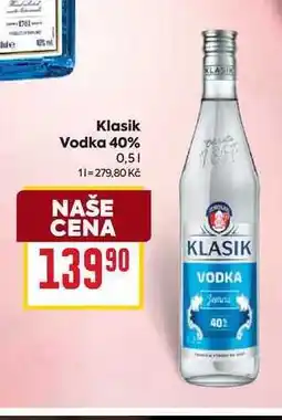 Billa Klasik Vodka 40% 0,5l nabídka