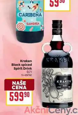Billa Kraken Black spiced Spirit Drink 0,7l nabídka