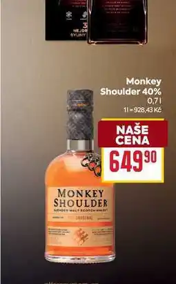 Billa Monkey Shoulder 40% 0,7l nabídka