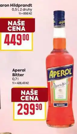Billa Aperol Bitter 0,7l nabídka