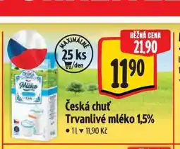 Albert Česká chuť Mléko trvanlivé 1l nabídka