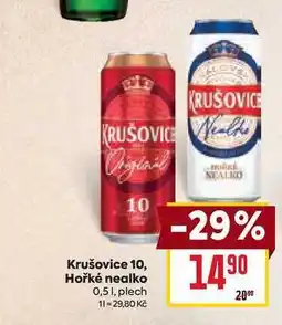 Billa Krušovice 10, plech nabídka