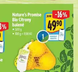 Albert Nature's Promise Bio Citrony balené • 500 g nabídka