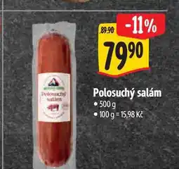 Albert Polosuchý salám 500g nabídka