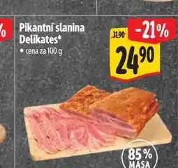 Albert Pikantní slanina Delikates 100 g nabídka
