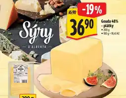Albert Gouda 48% - plátky 200 g nabídka