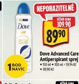 Albert Dove Advanced Care Antiperspirant sprej 150 ml nabídka