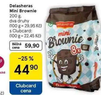 Tesco Delasheras Mini Brownie, 200 g nabídka
