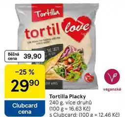 Tesco Tortilla Placky, 240 g, více druhů nabídka