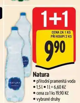 Albert Natura přírodní pramenitá voda 1,51 nabídka