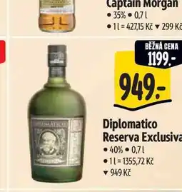 Albert Diplomatico Reserva Exclusiva 40% 0,7l nabídka