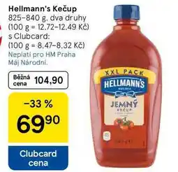 Tesco Hellmann's Kečup, 825-840 g nabídka