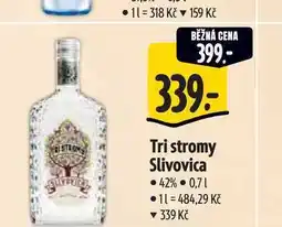 Albert Tri stromy Slivovica 0,7 l nabídka