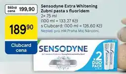 Tesco Sensodyne Extra Whitening Zubní pasta s fluoridem, 2x 75 ml nabídka