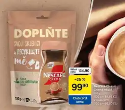 Tesco Nescafé Classic Crema náplň, 50 g nabídka
